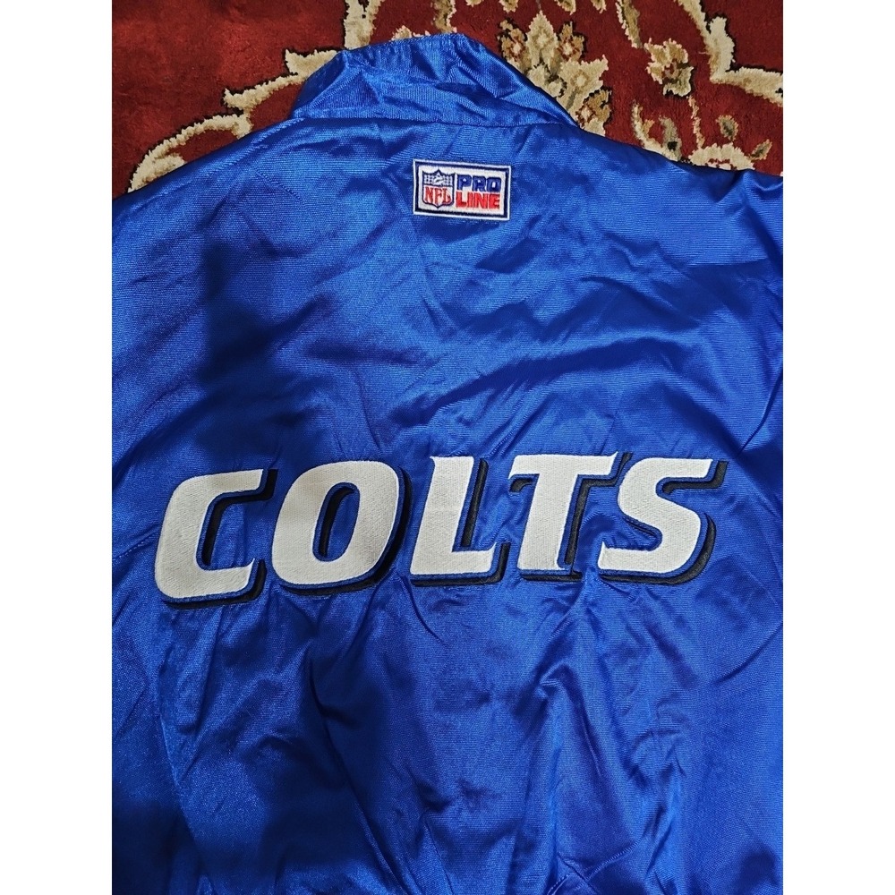 Vintage NFL Pro Line Logo Athletic Indianapolis Colts Jacket Coat Men's Size XL - Picture 7 of 7